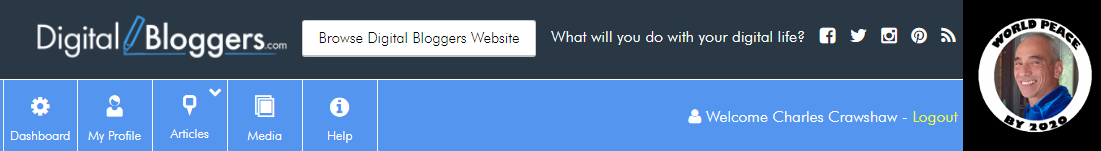 Digital Blogger Charles Crawshaw banner